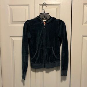 Juicy Couture Deep Green Velour Jacket